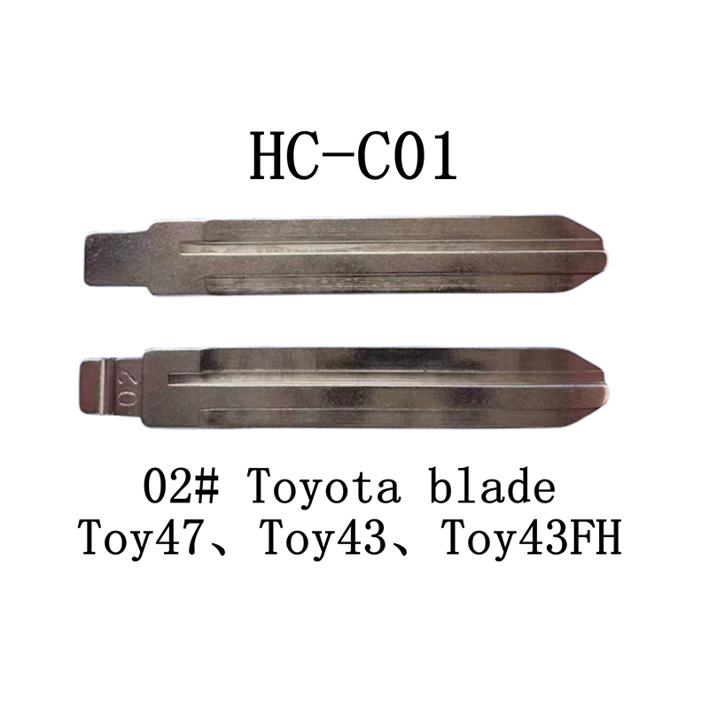 HC-C01 02# مفتاح الوجه KD لـ Toyota Toy43 Toy47 Toy43FH