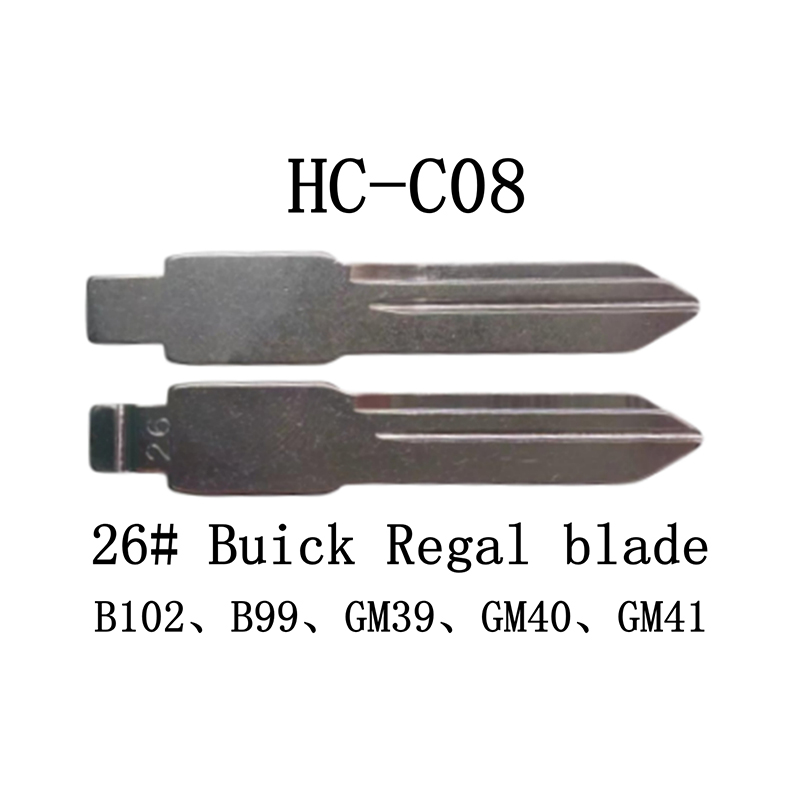 HC-C08 26# مفتاح الوجه KD لـ Buick Regal B102 B99 GM39 GM40 GM41