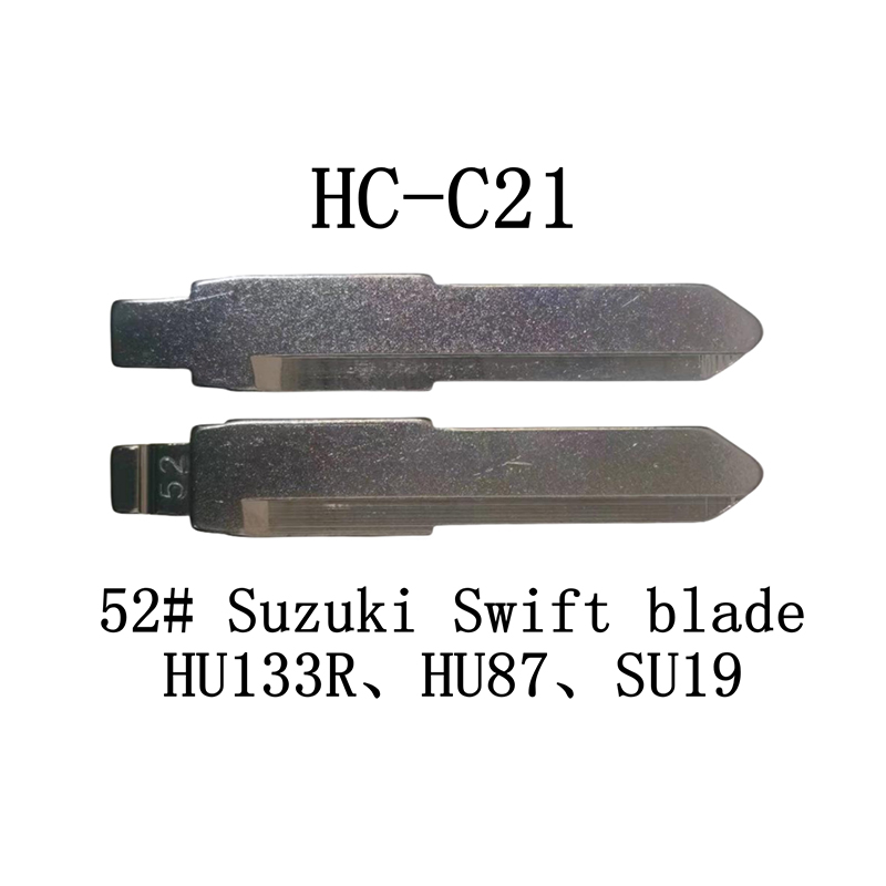 HC-C21 52# مفتاح الوجه KD لـ Suzuki Swift HU133R HU87 SU19