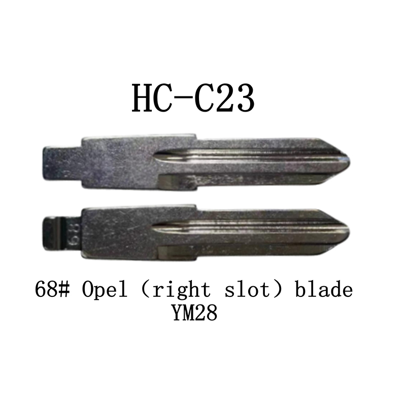 HC-C23 68# مفتاح الوجه KD لـ Opel（Right Slot）YM28