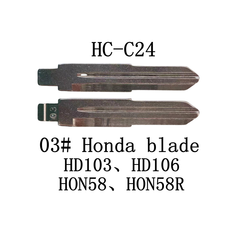 HC-C24 03# مفتاح الوجه KD لـ Honda HD103 HD106 HON58 HON58R