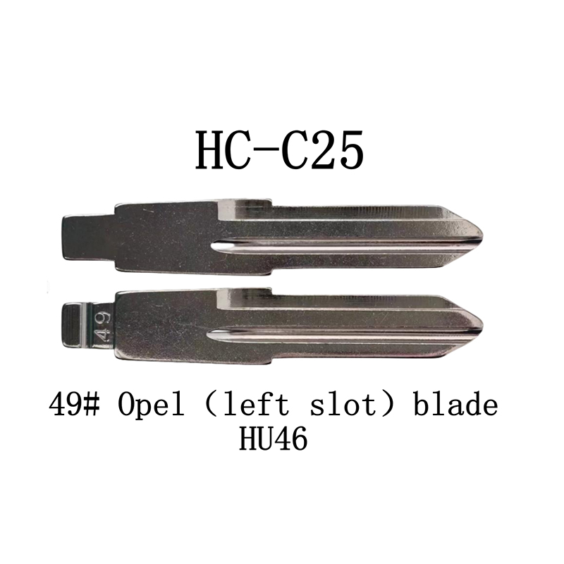 HC-C25 49# مفتاح الوجه KD لـ Opel(left slot) HU46