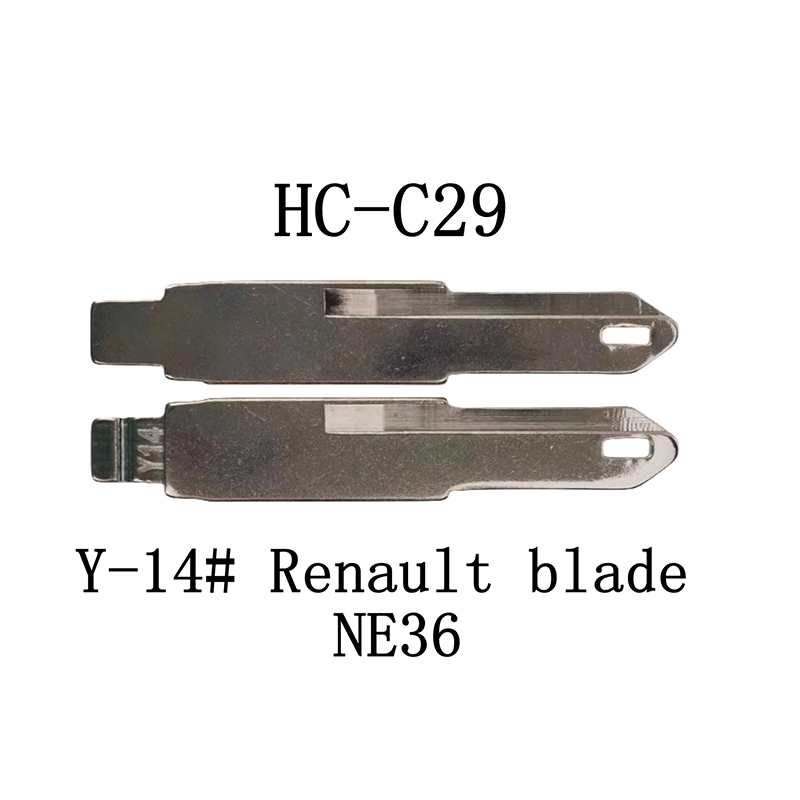 HC-C29 Y-14# مفتاح الوجه KD لـ Renault NE20 NE36 NE73 NE72