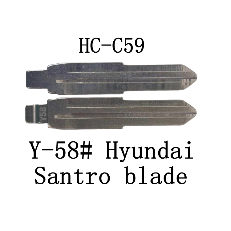 مفتاح الوجه HC-C59 KD لشفرة Y-58# Hyundai Santro Blade