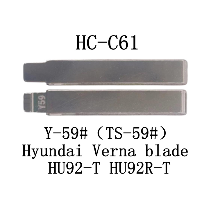 HC-C61 KD مفتاح الوجه لـ Y-59 #(TS-59#) هيونداي فيرنا بليد HU92-T HU92R-T