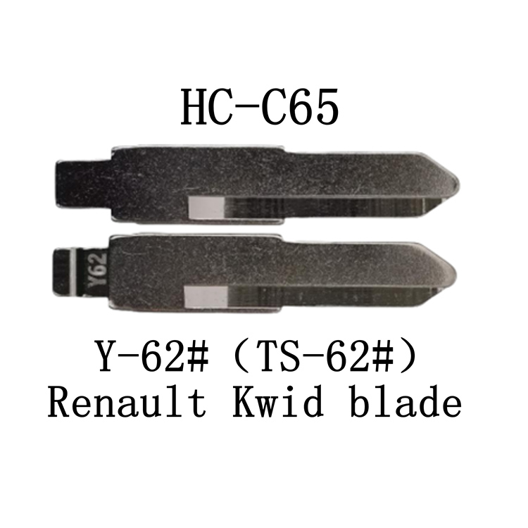 HC-C65 KD مفتاح الوجه لـ Y-62#(TS-62#)شفرة رينو كويد