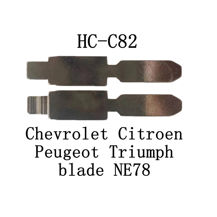 HC-C82 مفتاح الوجه KD لـ Chevrolet Citroen Peugeot Triumph blade NE78